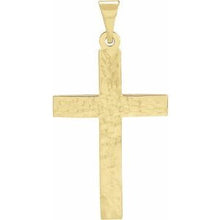 14K Yellow Cross Pendant R41279:305419:P