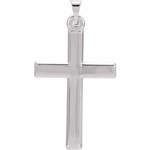 Platinum Cross Pendant