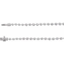 14K White 6 3/4 CTW Lab-Grown Diamond Line 16