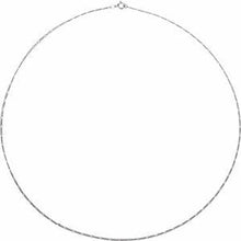 Sterling Silver 1.28 mm Figaro 7