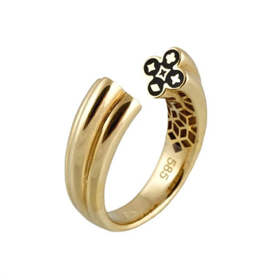 14k Yellow Gold Ring for Women