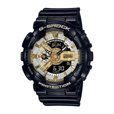 G-Shock GMAS110GB-1A Ana-Digi Gold Black Women's Watch