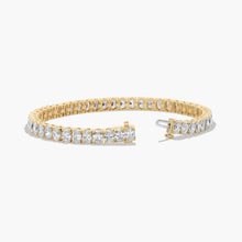 14k Gold 10 Carats Lab-Grown Diamond Tennis Bracelet