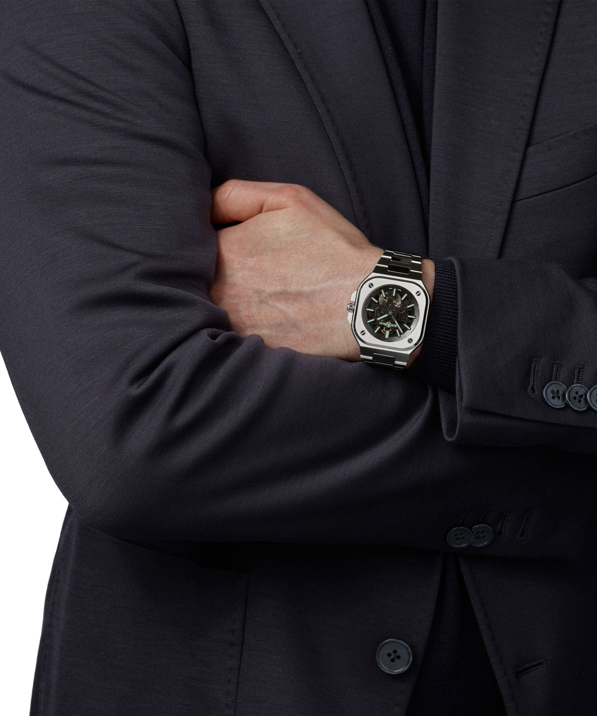 Bell & Ross Br 05 Skeleton Nightlum BR05A-BL-SK-ST/SST