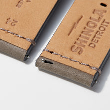 Shinola 24mm Heather Gray Leather Strap 20120196-sdt-004773240