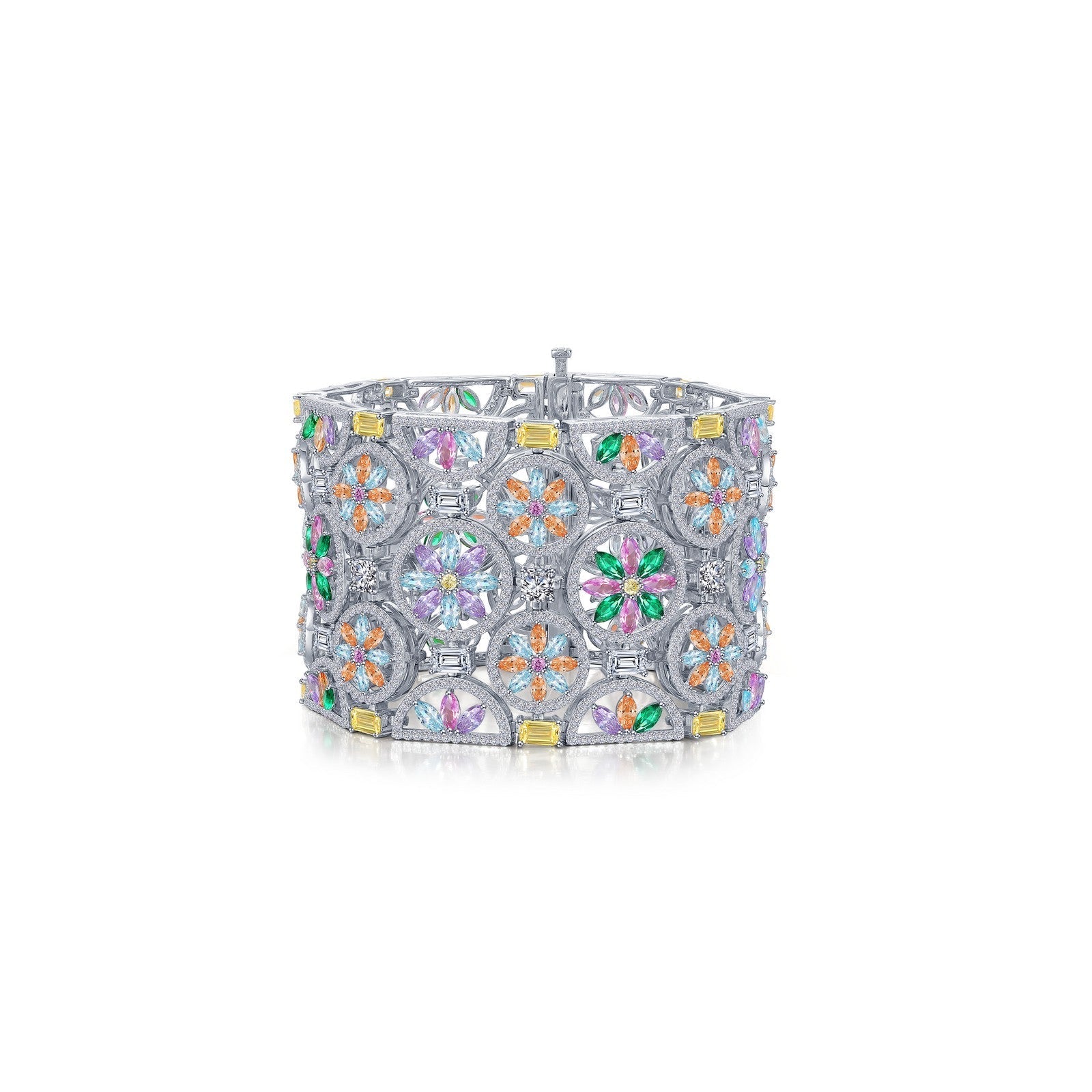 54.24 CTW Statement Multi-Colored Bracelet 8B003MUP70