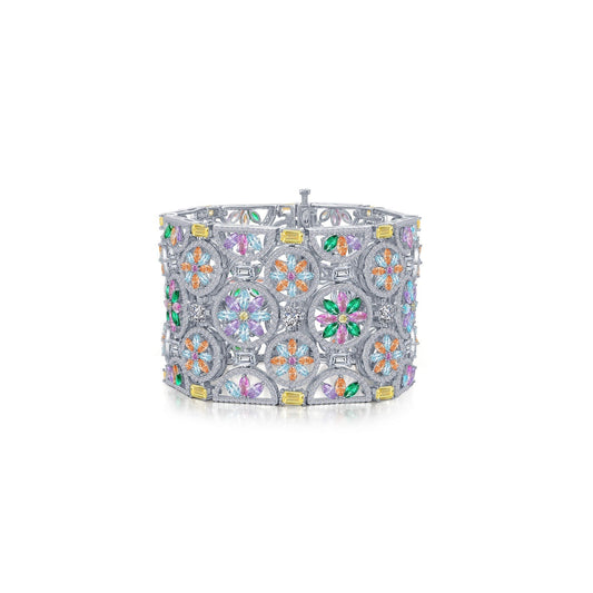 54.24 CTW Statement Multi-Colored Bracelet 8B003MUP70