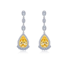 Lafonn Red Carpet Pear Canary Earring 8E025CAP00