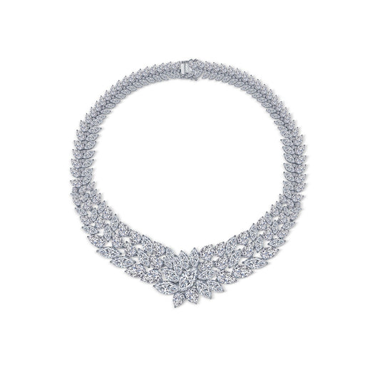 142 CTW Statement Choker Necklace 8N006CLP15