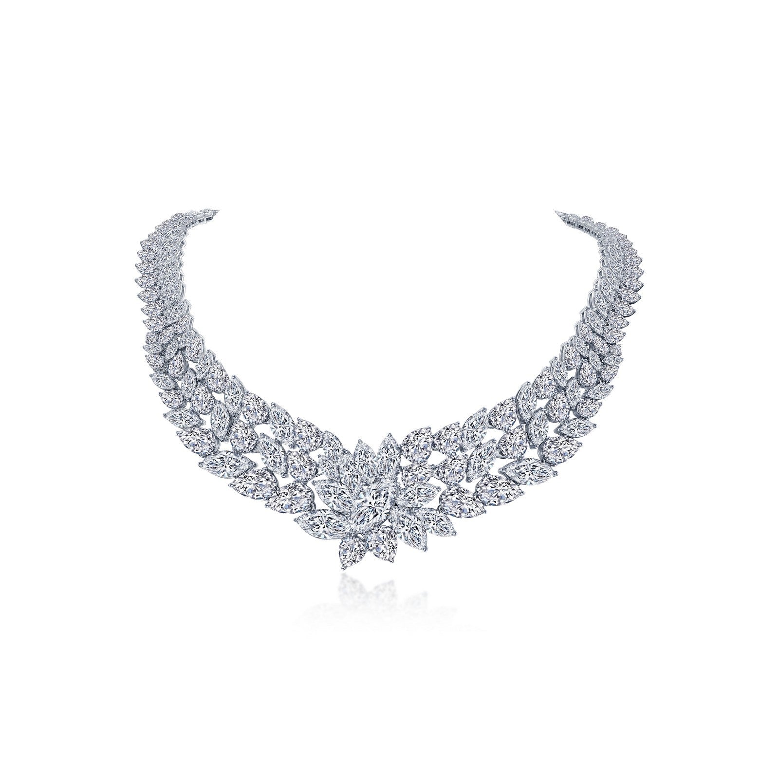 142 CTW Statement Choker Necklace 8N006CLP15
