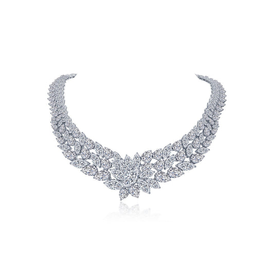 142 CTW Statement Choker Necklace 8N006CLP15
