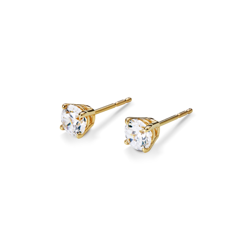 Shinola Jewelry 1 Carat Round Diamond Studs S1820301931-C-14kYG-OS-IND