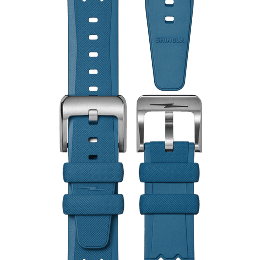 20MM BLUE RUBBER WATCH STRAP S1120301734-1-Blu-20\18-USA