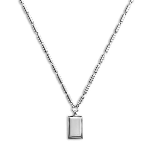 Petite Rectangular Tag Necklace S1820493207-1-StrlngSil-OS-THA