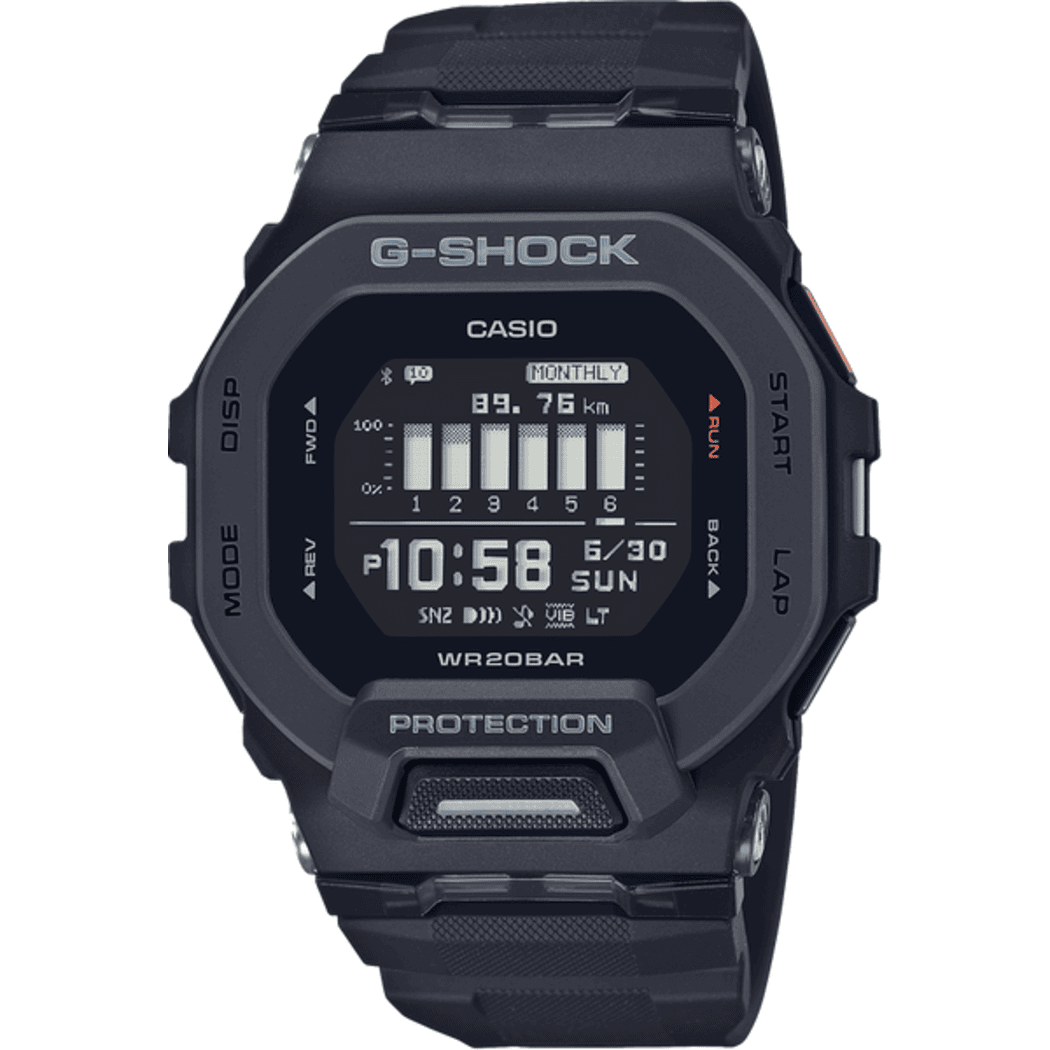 G-Shock GBD200-1 MOVE Stepcounter Bluetooth Square Black