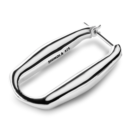 Signature Link Hoop Earrings S1820296330-1-StrlngSil-OS-THA