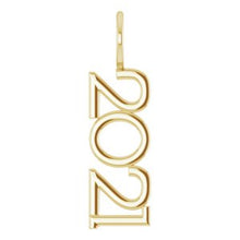 14K Yellow 2021 Year Charm/Pendant 87773:101:P