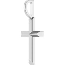 Platinum Knife-Edge Cross 16-18