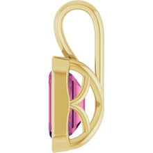 14K Yellow Natural Pink Tourmaline Pendant 87645:60007:P