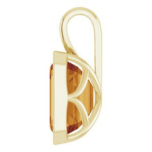 14K Yellow Natural Citrine Pendant 87645:60002:P