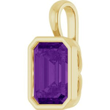 14K Yellow Natural Amethyst Pendant 87645:6007:P