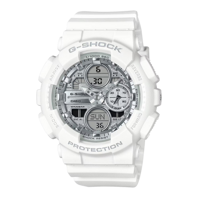 G-Shock GMAS140VA-7A White Sparkle Shine Womens Watch