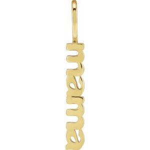 14K Yellow Mama Charm/Pendant 88016:102:P