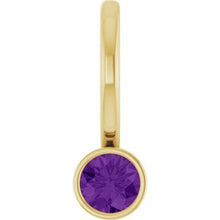 14K Yellow Natural Amethyst Charm/Pendant 88105:151:P