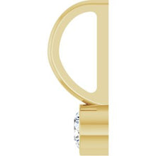 14K Yellow 1/10 CT Natural Diamond Charm/Pendant 88105:101:P