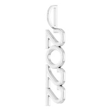 Sterling Silver 2022 Year Charm/Pendant 87773:112:P