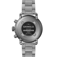 Shinola Runwell Chronograph West Wind Watch Gift Set with Additional Strap S0120307782-1-Blk-42-USA