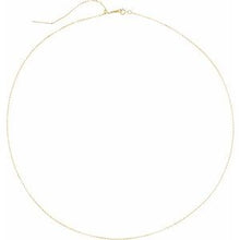 14K Yellow 1 mm Adjustable Threader Rolo Bead 6-8