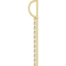 14K Yellow 1/6 CTW Lab-Grown Diamond Bar Charm/Pendant 88140:LG105:P