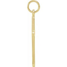14K Yellow Cross Pendant R41148:106:P