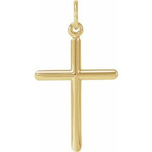 14K Yellow Cross Pendant R41148:106:P