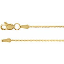 14K Yellow 1.05 mm Diamond-Cut Wheat 24