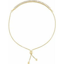 14K Yellow 1 CTW Lab-Grown Diamond Bolo 9 1/2