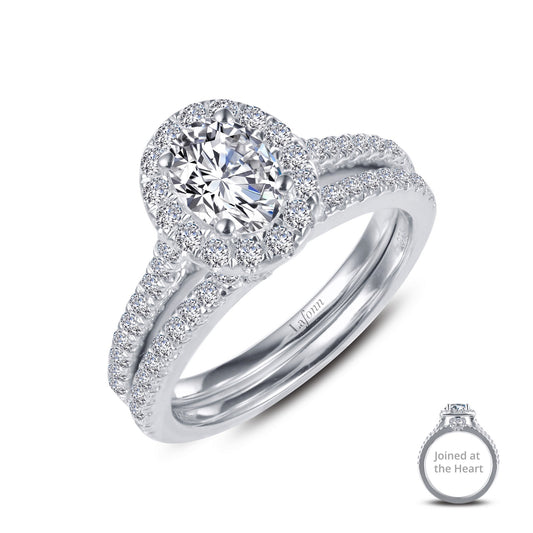 Lafonn Rhonda Faber Green Oval Diamond Ring 9R039CLP06