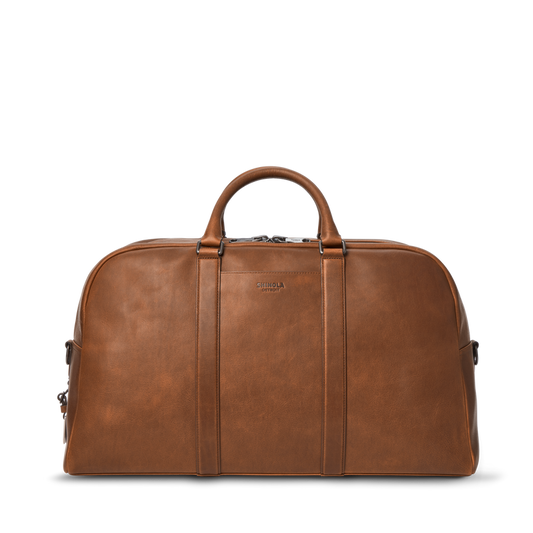 Shinola Leather Runwell Duffle Bag S0320294780-1-MedBrn-OS-VNM