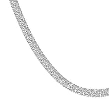 15 Carats Tennis Necklace 14kt Gold Lab Grown Diamonds