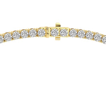 15 Carats Tennis Necklace 14kt Gold Lab Grown Diamonds