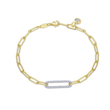Lafonn Paperclip Diamond Bracelet B0165CLT75