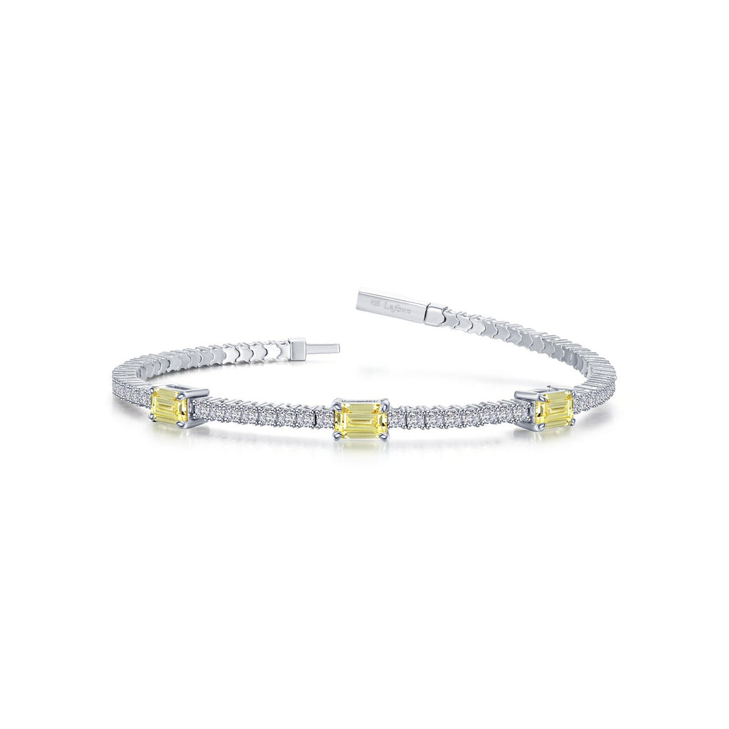 3.90 CTW Station Flexible Tennis Bracelet B0200CAP68