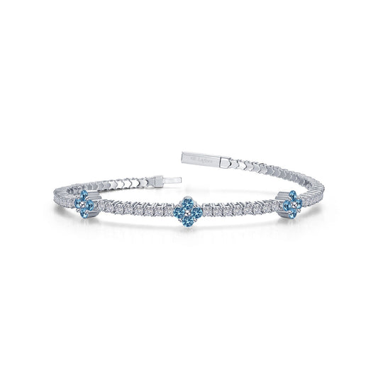 2.45 CTW Station Flexible Tennis Bracelet B0201BTP68