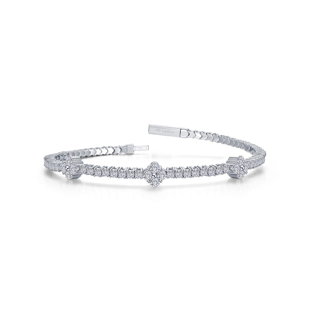 2.45 CTW Station Flexible Tennis Bracelet B0201CLP68