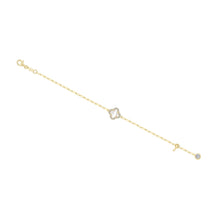 Mother-Of-Pearl Paperclip Bracelet B0210MOG68