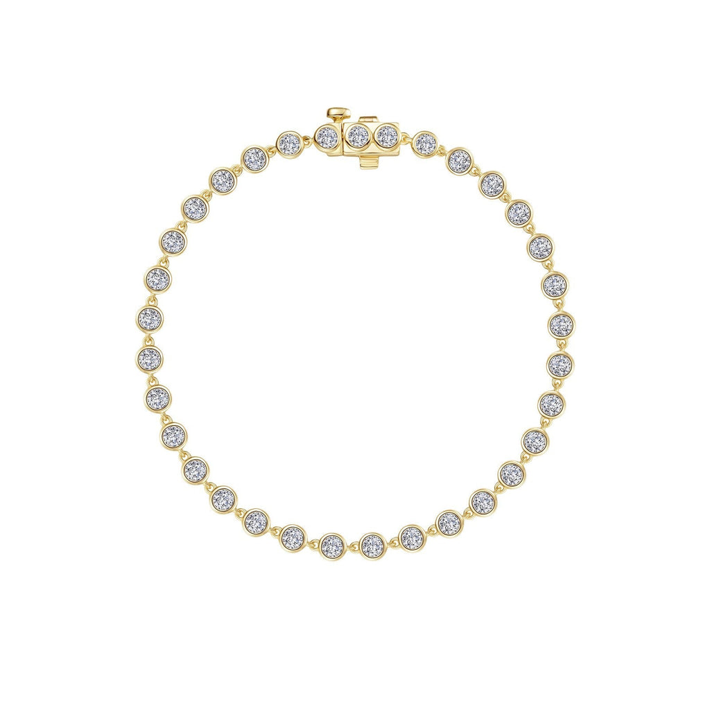 Bezel Strand Bracelet B0211CLG68