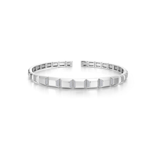 Pyramid Facet Bangle