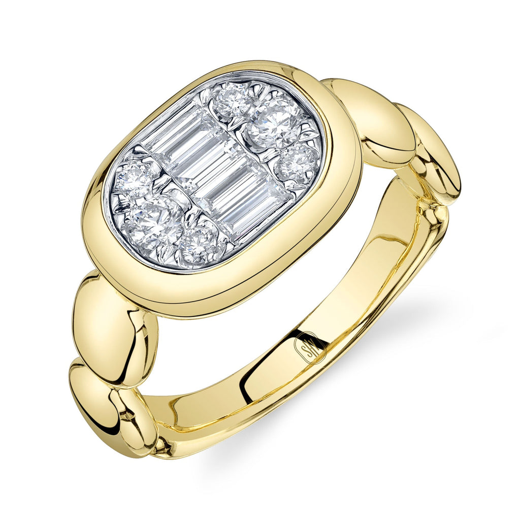 0.55CT DIAMOND BAGUETTE RING