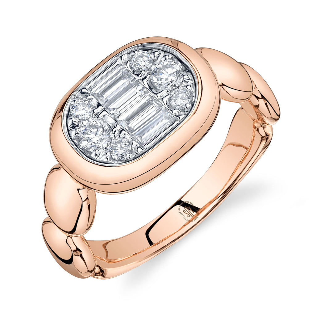 0.55CT DIAMOND BAGUETTE RING